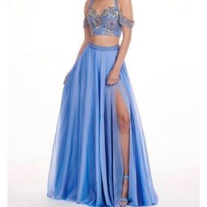 *Sold* 2 piece periwinkle dress